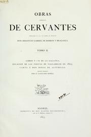 Cover of: Obras completas de Cervantes, Tomo II