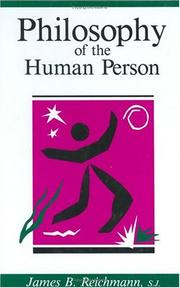 Cover of: Philosophy of the human person