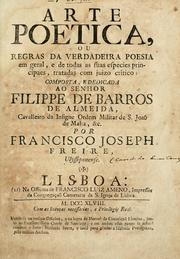 Cover of: Arte poetica by Francisco José Freire