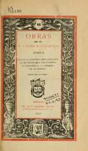 Cover of: Obras.