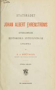 Cover of: Efterlemnade historiska anteckningar