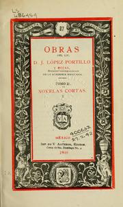 Cover of: Obras. by José Lopez Portillo y Rojas