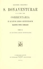 Cover of: Doctoris seraphici S. Bonaventurae opera omnia by Saint Bonaventure, Cardinal