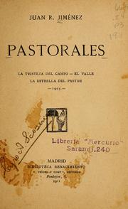 Cover of: Pastorales