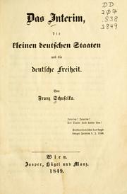 Cover of: Das Interim, die kleinen deutschen Staaten und die deutsche Freiheit