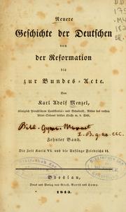 Cover of: Neuere Geschichte der Deutschen von der Reformation bis zur Bundes-Acte