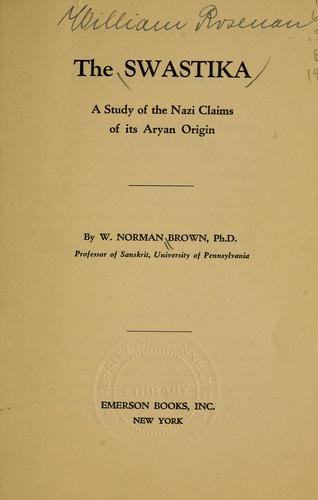 The swastika by W. Norman Brown