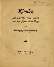 Cover of: Kimiko: die Tragödie einer Geisha aus dem Japan dieser Tage