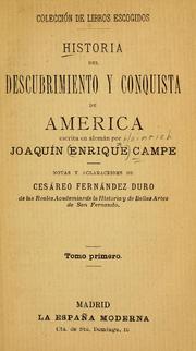 Cover of: Historia del descubrimiento y conquista de América