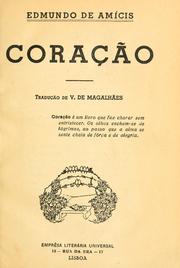 Cover of: Coração: Trad. de V. de Magalhães