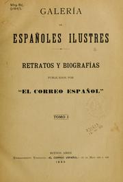 Galería de españoles ilustres