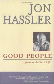 Good people-- from an author's life by Jon Hassler