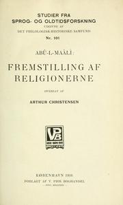 Fremstilling af religionerne by Ab'l-Ma'ãl