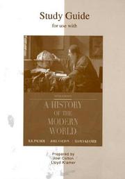 Cover of: Study Guide to accompany A History of the Modern World