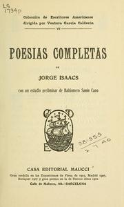 Cover of: Poesias completas