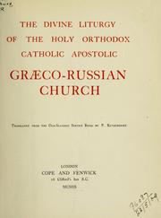 [Russian liturgy]