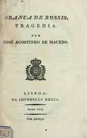Cover of: Branca de Rossis: tragedia