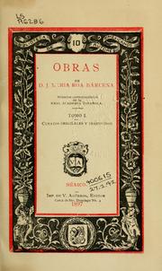 Cover of: Obras.