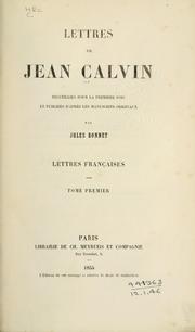 Cover of: Lettres