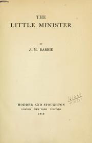 Cover of: The little minister. by J. M. Barrie