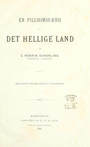 Cover of: En pilgrimsfærd i det Hellige Land