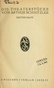 Cover of: Gesammelte Werke. by Arthur Schnitzler