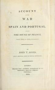 Cover of: Account of the war in Spain and Portugal, and in the South of France: from 1808, to 1814, inclusive