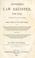 Cover of: Livingston's law register for 1852