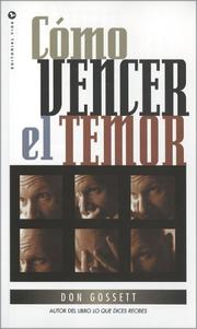 Cover of: Cómo Vencer el Temor