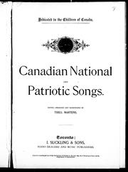 Canadian national and patriotic songs