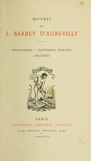Cover of: Poussières: Rhythmes oubliés : Amaïdée