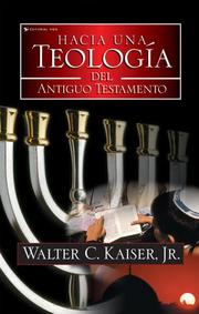 Cover of: Hacia una Teología del Antiguo Testamento