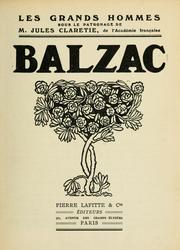 Cover of: Balzac by Albert Keim