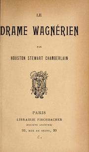 Cover of: Le drame wagnérien