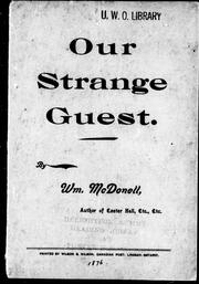 Cover of: Our strange guest