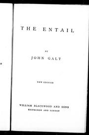 Cover of: The entail by by John Galt
