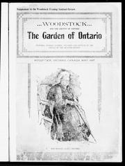 Cover of: Wookstock and the county of Oxford by the garden of Ontario : pictorial jubilee number