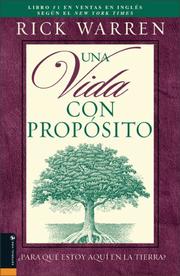 Cover of: Vida con Proposito, Una by Rick Warren