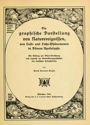 Cover of: Die graphische Darstellung von Naturereignissen
