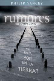 Cover of: Rumores de otro mundo by Philip Yancey