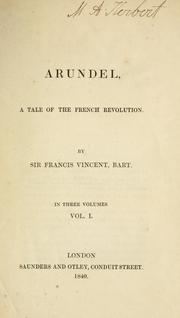 Cover of: Arundel: a tale of the French revolution