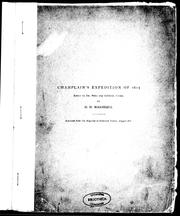 Cover of: Champlain's expedition of 1615 by Orsamus H. Marshall