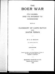Cover of: The Boer war by E. B. Biggar