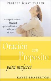 Cover of: Oración con propósito para mujeres