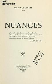 Cover of: Nuances.