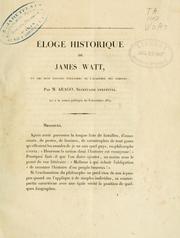 Cover of: Éloge historique de James Watt. by Dominique François Jean Arago