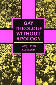 Cover of: Gay theology without apology