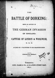 Cover of: The battle of Dorking by Sir George Tomkyns Chesney