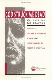 Cover of: God Struck Me Dead by Clifton H. Johnson