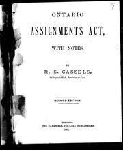 Ontario Assignments Act